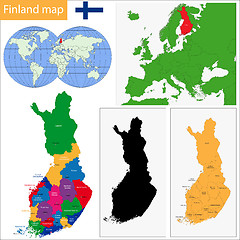 Image showing Finland map