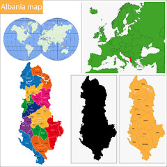 Image showing Albania map