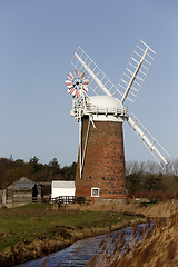 Image showing Horsey Wind Pump vertical