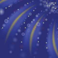 Image showing starry blue background