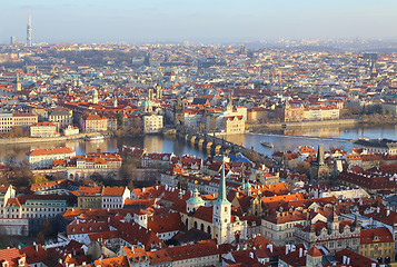 Image showing Panoramic view from Prague, Czech Republic