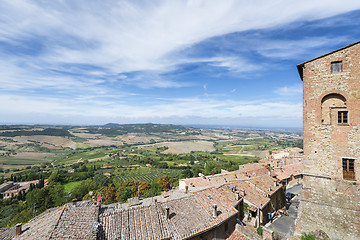 Image showing View from Montepulciano