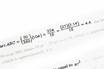 Image showing Mathematics calculation