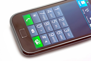 Image showing Dialing a number
