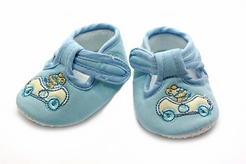 Image showing Newborn shoe