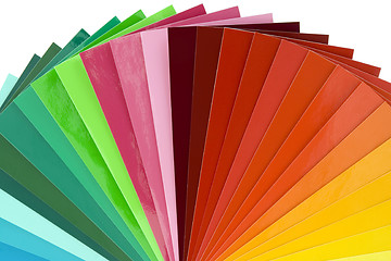 Image showing Color scale cutout
