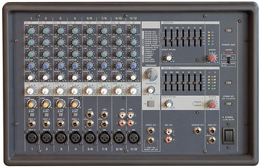 Image showing DJ mixer