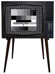 Image showing Retro TV