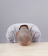 Image showing Man at desk