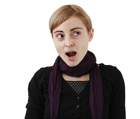 Image showing Woman surprised