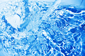 Image showing Blue water