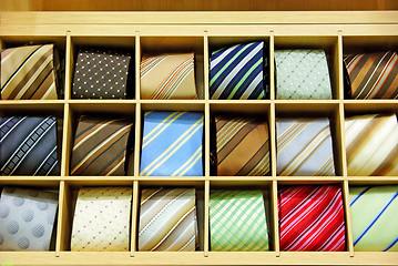 Image showing Necktie shop