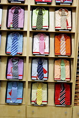 Image showing Necktie and shirts