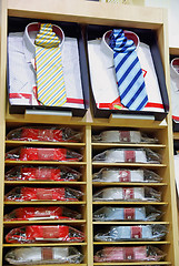 Image showing Shirts with necktie