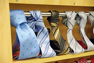 Image showing Men's necktie shop