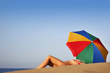 Image showing Summer Beach Babe