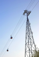 Image showing Gondola ropeway