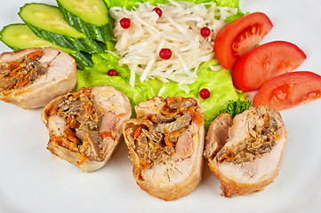 Image showing Chicken rolls