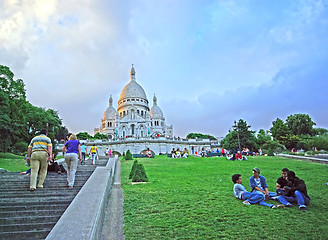 Image showing Sacre Coeur basilica