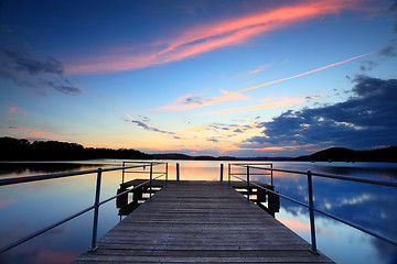 Image showing Sunset at Kincumber, Australia