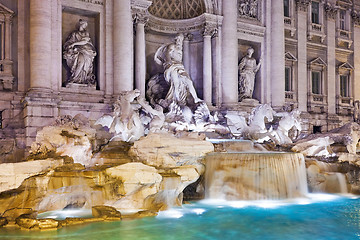 Image showing Fountain di Trevi