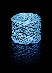 Image showing blue twine coil