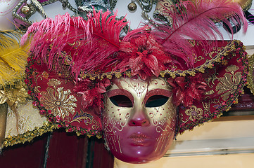 Image showing Venetian carnival mask.