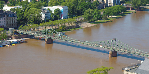 Image showing Aerial view of Frankfurt - panorama