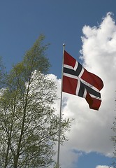 Image showing Norwegian flag