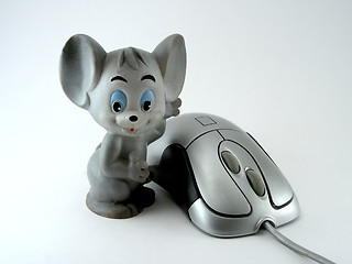 Image showing Two mice