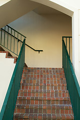 Image showing brick stairway in florida