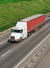 Image showing Truck on highway