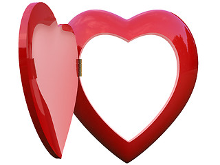 Image showing heart shaped box