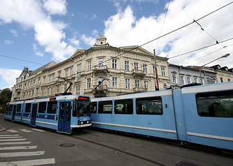 Image showing Trams in Oslo