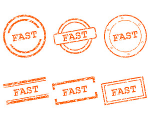 Image showing Fast stamps