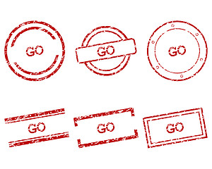 Image showing Go stamps