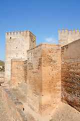 Image showing The Alcazaba in Granada, Spain