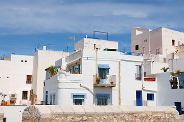 Image showing Glimpse of Peniscola, Spain