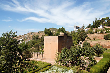 Image showing Palacio de Generalife in Granada, Spain