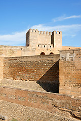 Image showing The Alcazaba in Granada, Spain