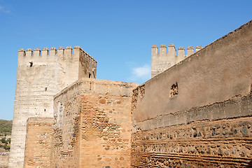 Image showing The Alcazaba in Granada, Spain