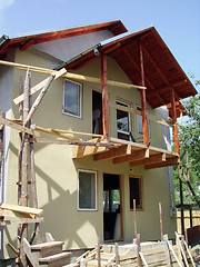 Image showing House under construction