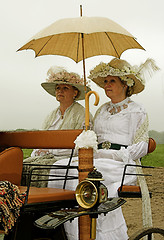 Image showing old-fashioned ladies