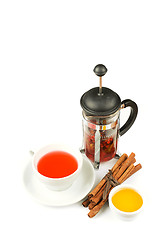 Image showing berries  tea