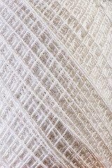 Image showing White Yarn close up