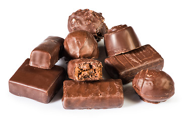 Image showing Chocolate bonbons