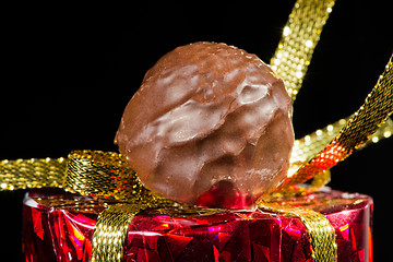 Image showing Chocolate bonbon