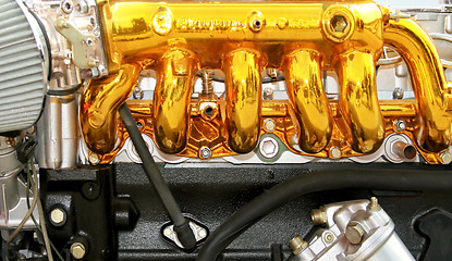 Image showing Golden engine