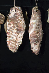 Image showing Drying meat