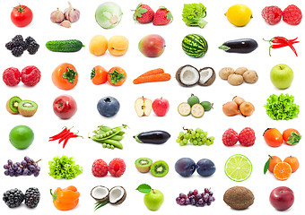 Image showing Fruits and Vegetables